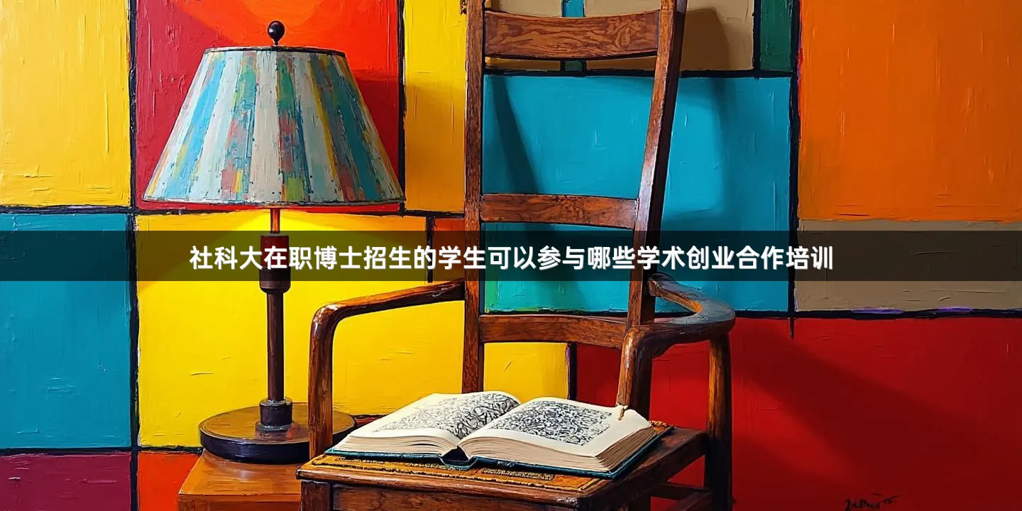 社科大在职博士招生的学生可以参与哪些学术创业合作培训
