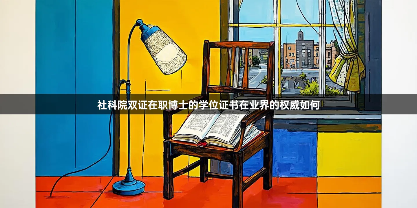 社科院双证在职博士的学位证书在业界的权威如何