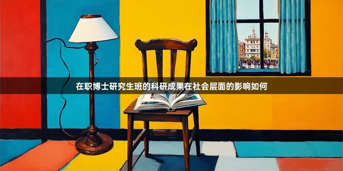 在职博士研究生班的科研成果在社会层面的影响如何