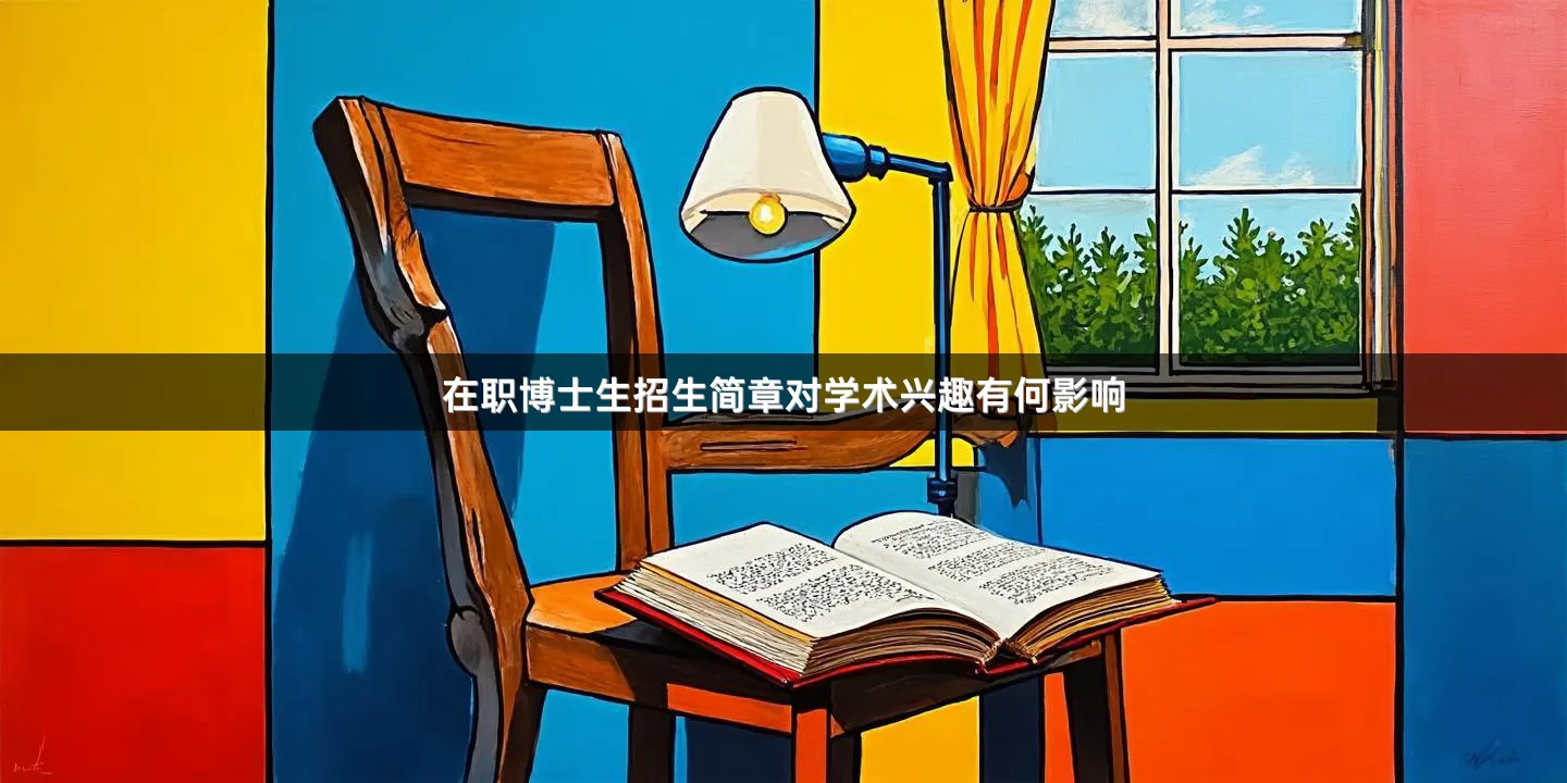 在职博士生招生简章对学术兴趣有何影响