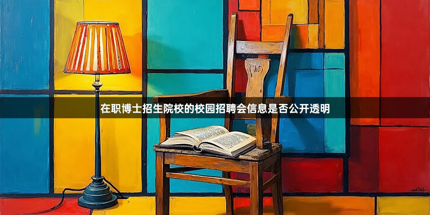 在职博士招生院校的校园招聘会信息是否公开透明
