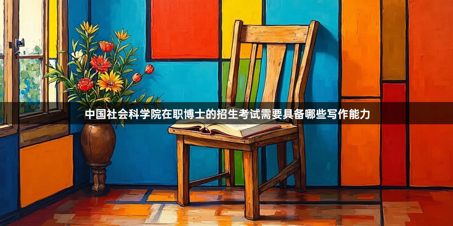 中国社会科学院在职博士的招生考试需要具备哪些写作能力