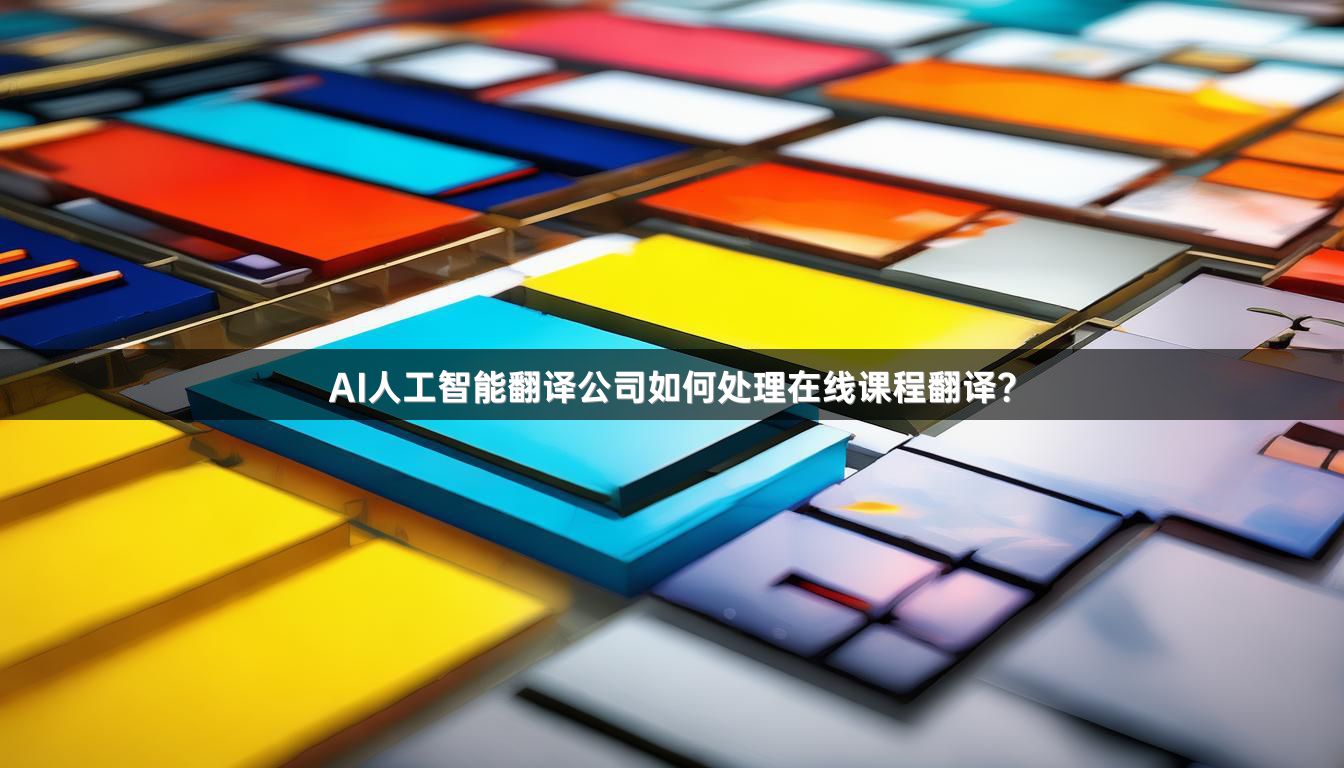 AI人工智能翻译公司如何处理在线课程翻译？