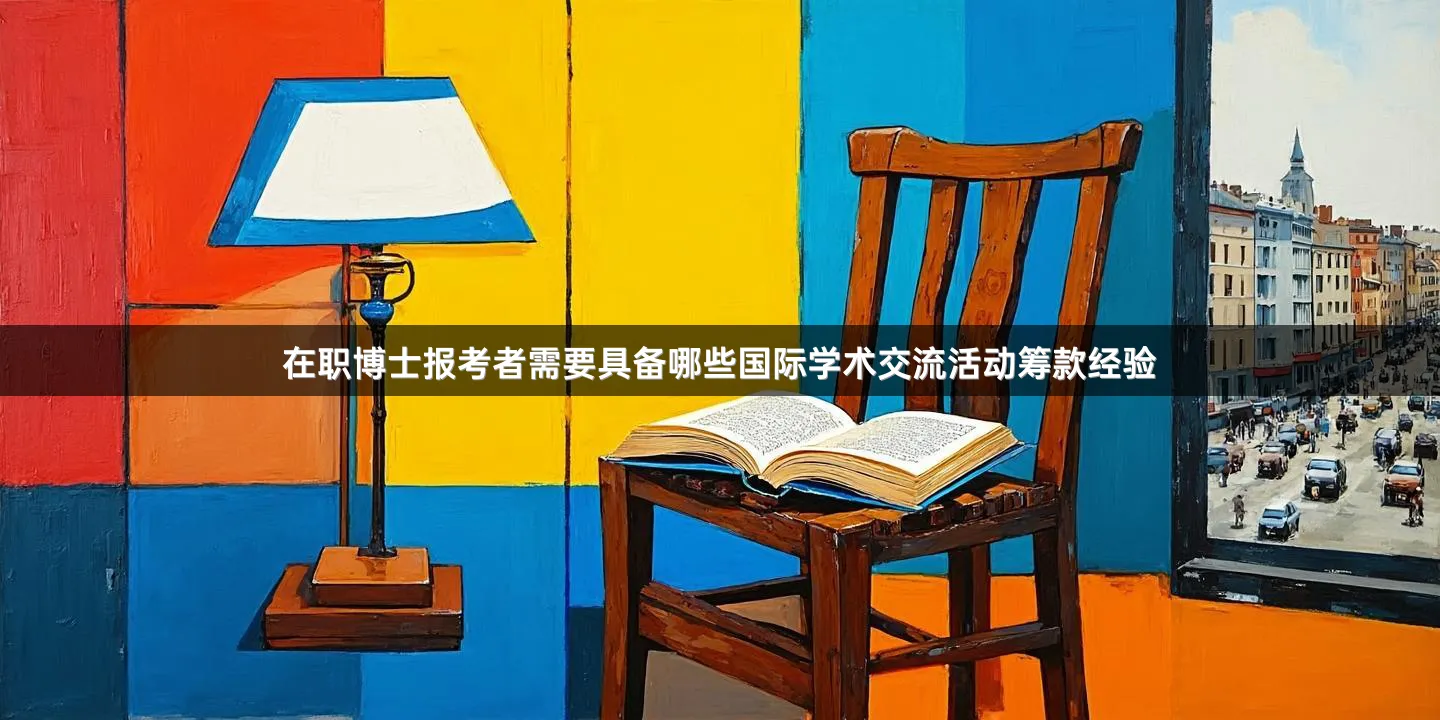 在职博士报考者需要具备哪些国际学术交流活动筹款经验