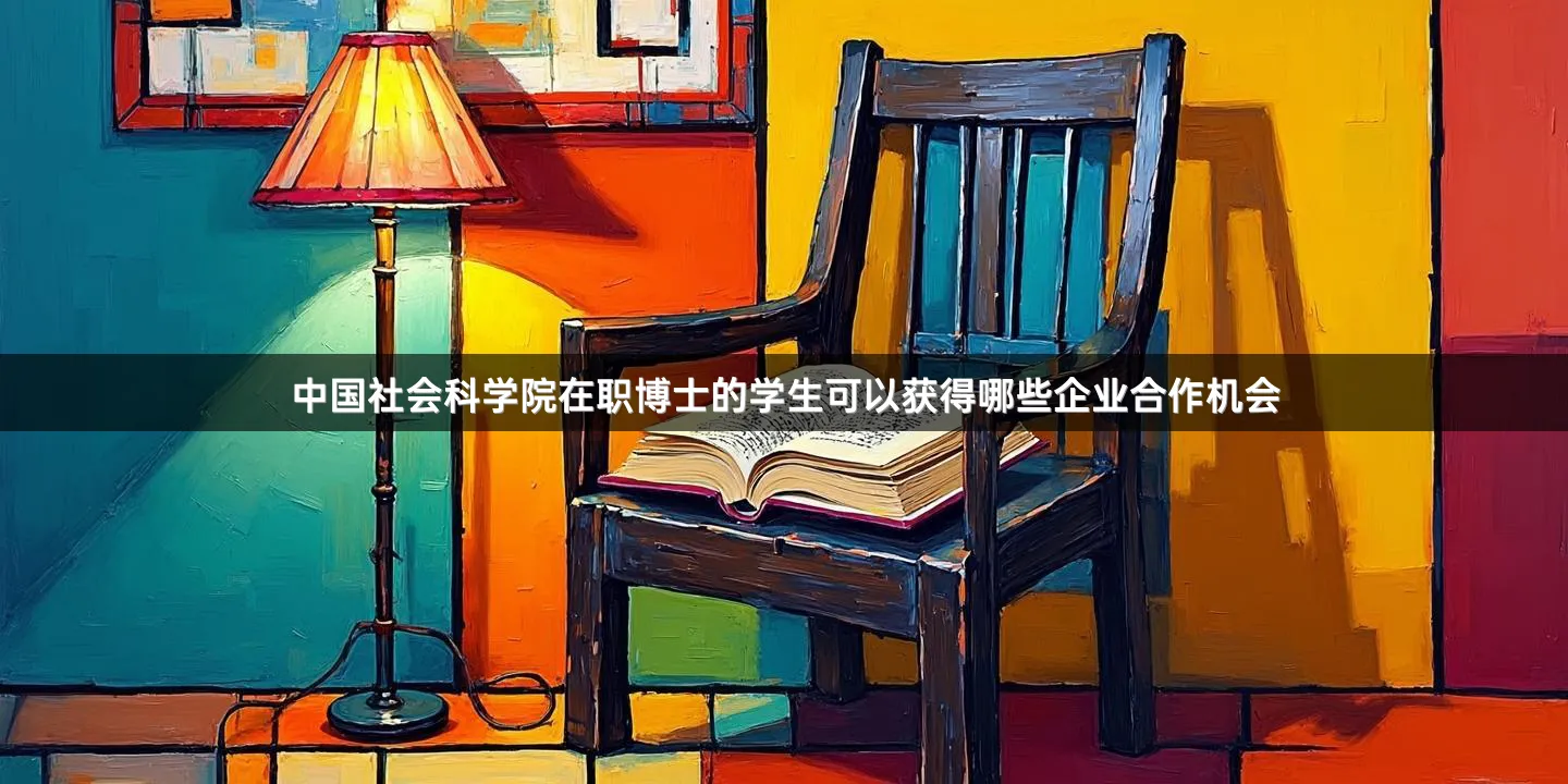 中国社会科学院在职博士的学生可以获得哪些企业合作机会
