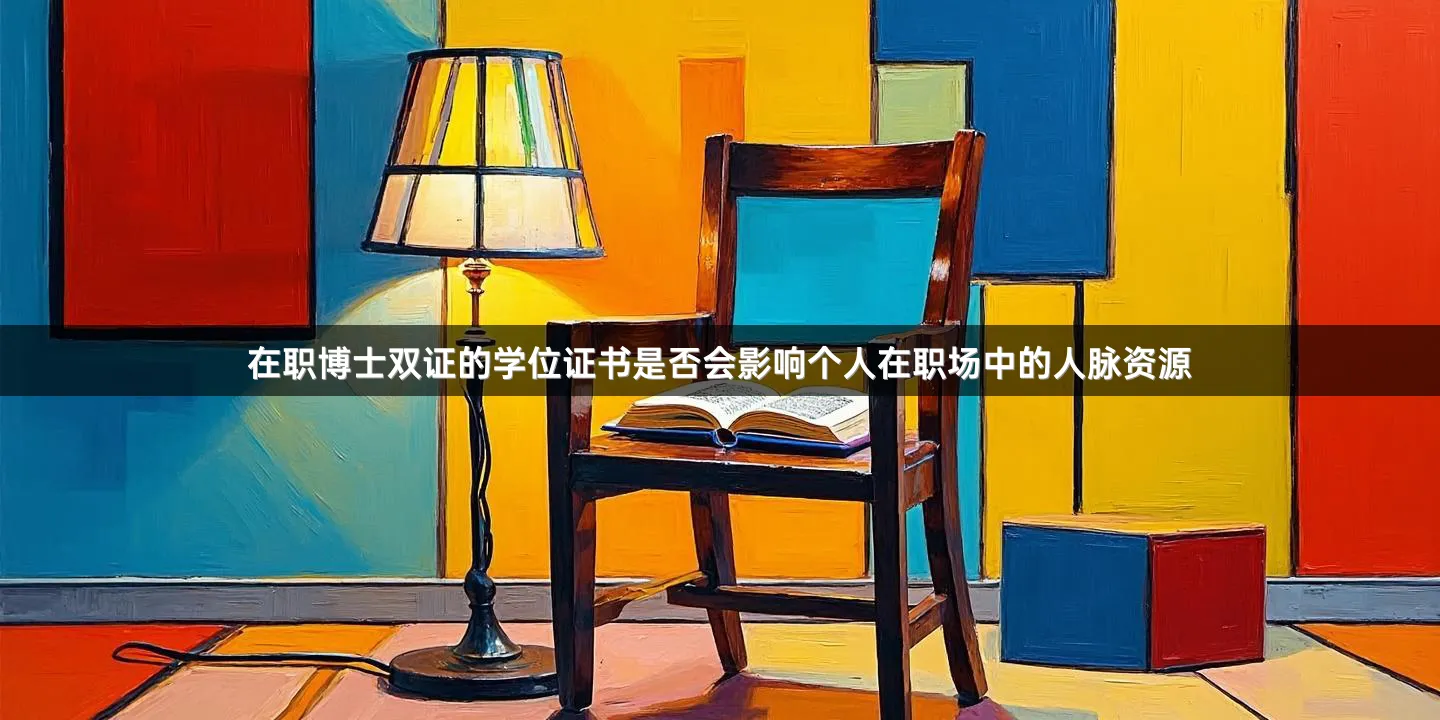 在职博士双证的学位证书是否会影响个人在职场中的人脉资源