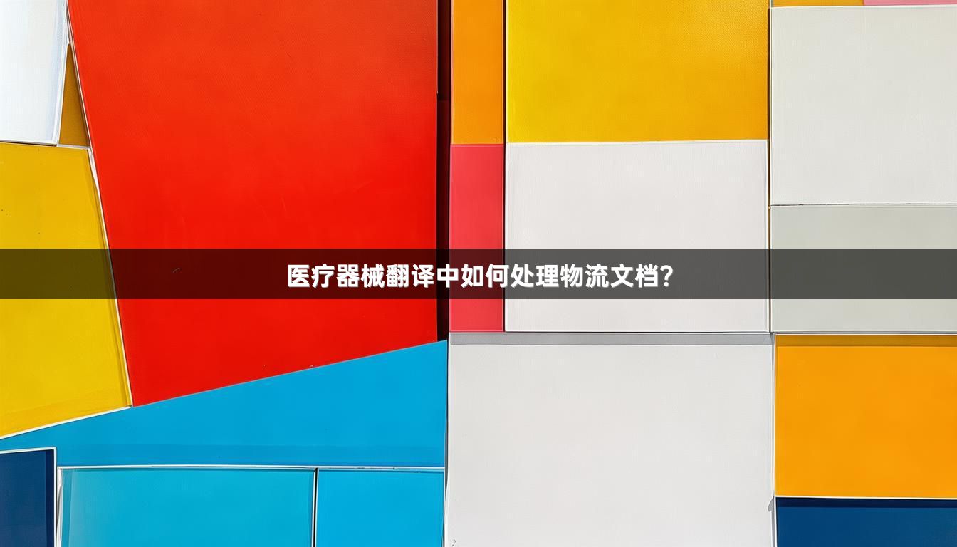 醫(yī)療器械翻譯中如何處理物流文檔？_1