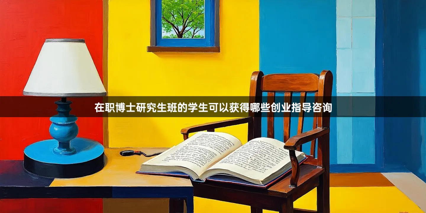 在职博士研究生班的学生可以获得哪些创业指导咨询