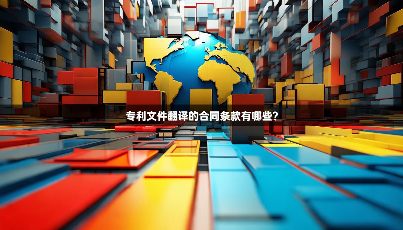 專利文件翻譯的合同條款有哪些？