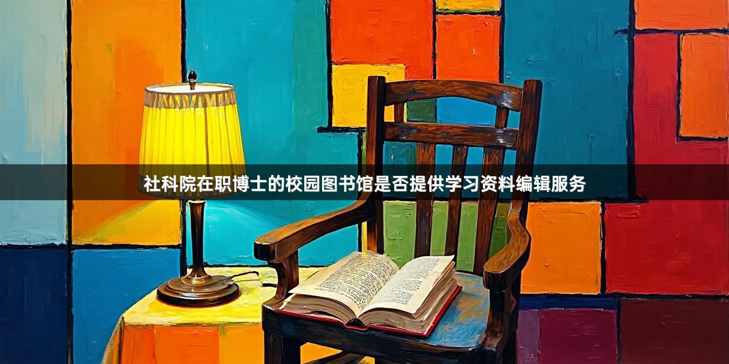 社科院在职博士的校园图书馆是否提供学习资料编辑服务