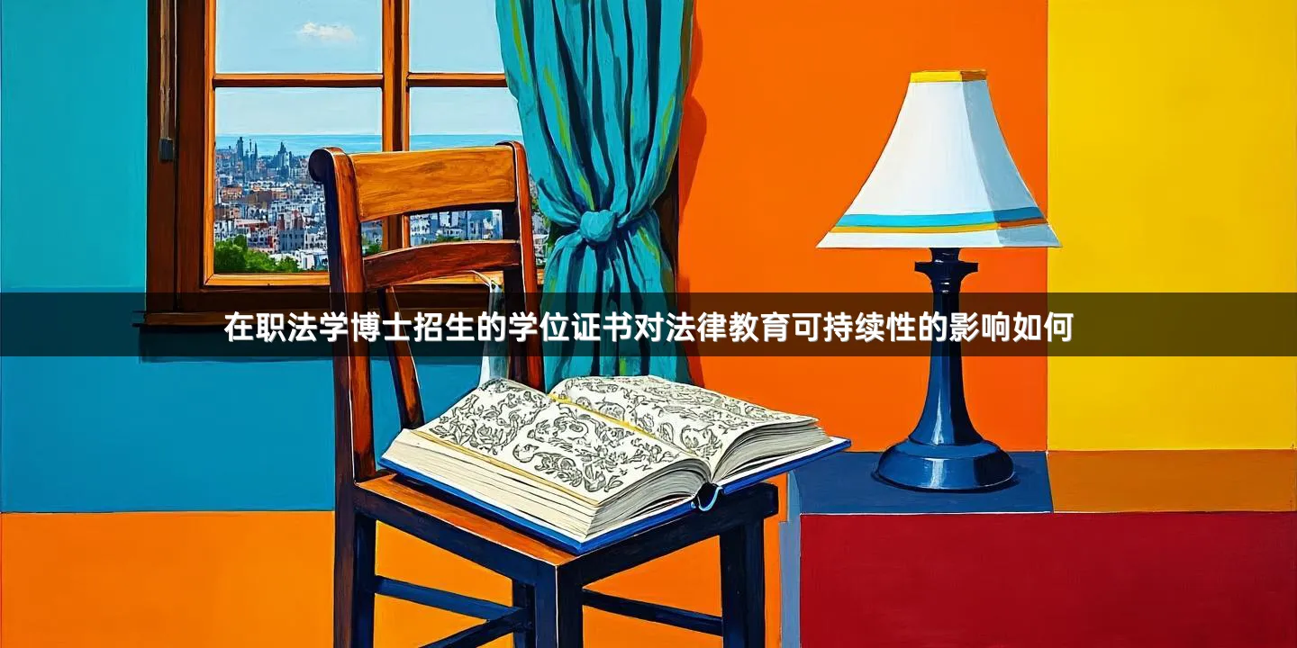 在职法学博士招生的学位证书对法律教育可持续性的影响如何