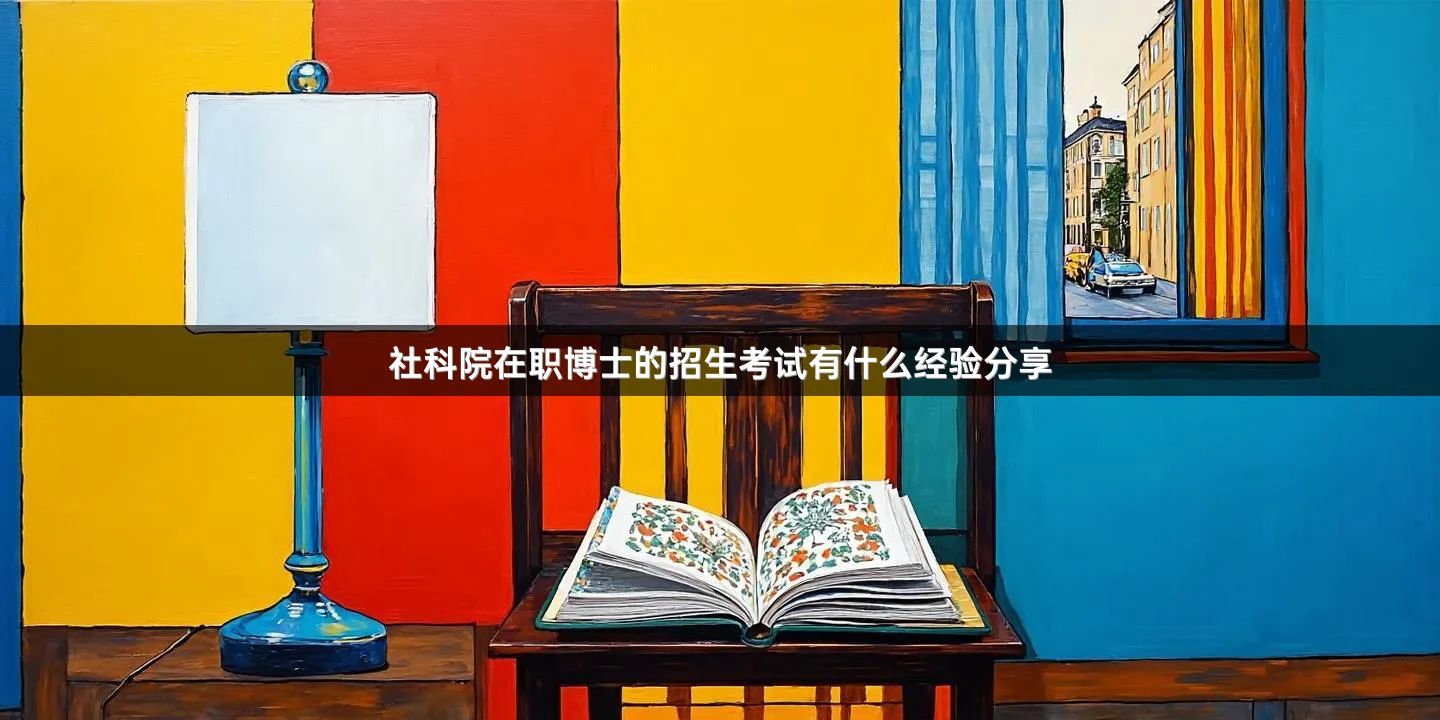 社科院在职博士的招生考试有什么经验分享