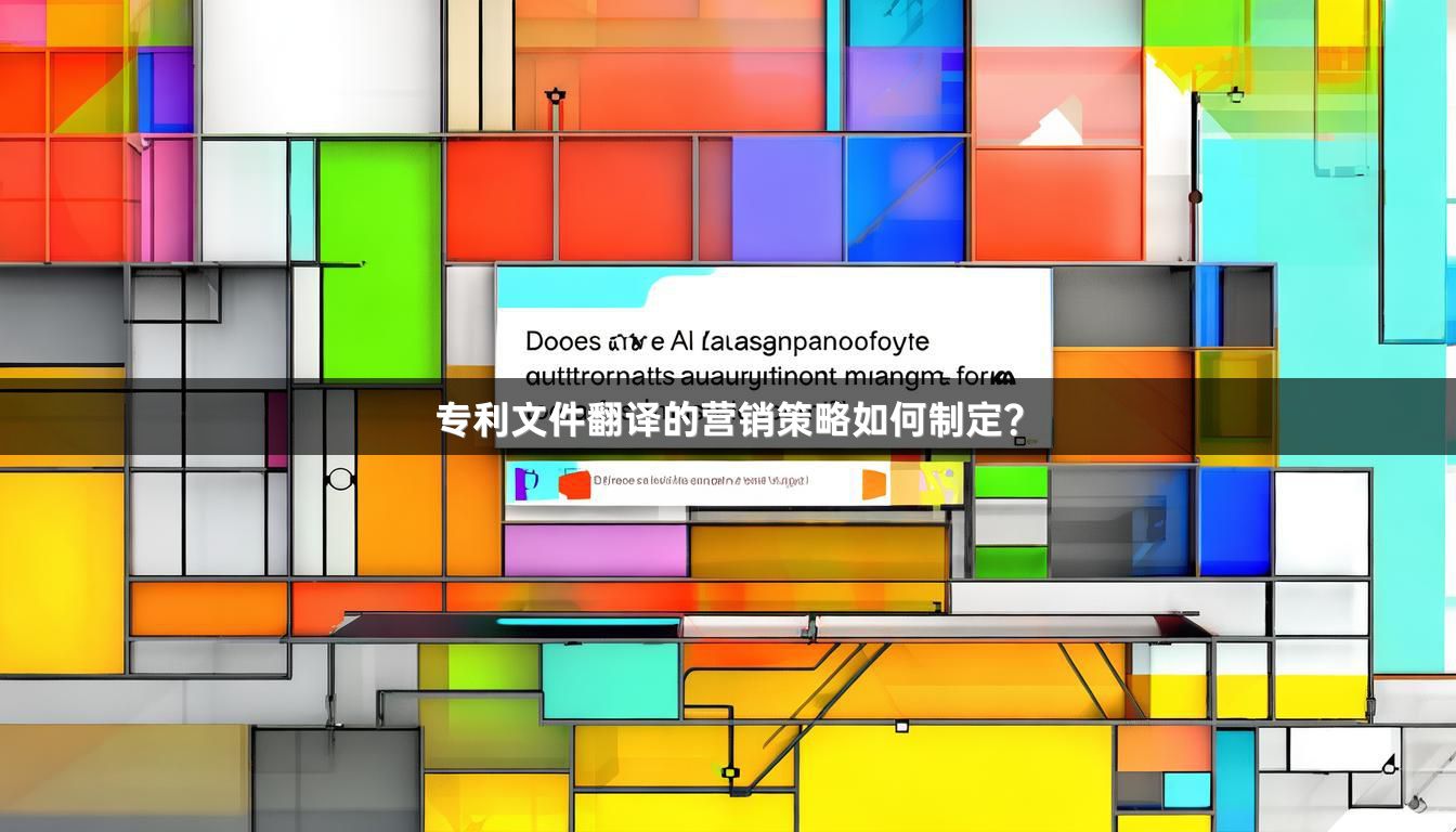 专利文件翻译的营销策略如何制定？