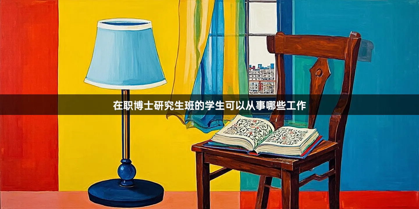 在职博士研究生班的学生可以从事哪些工作