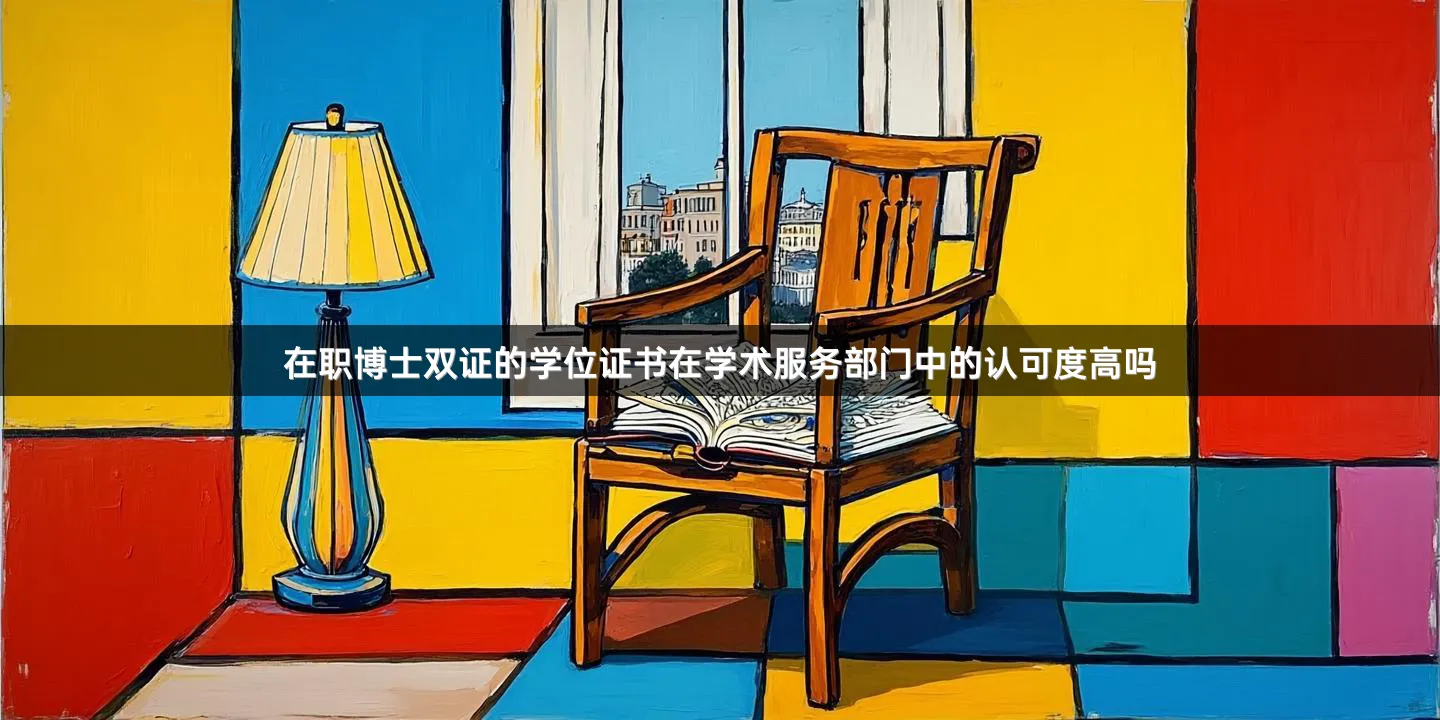 在职博士双证的学位证书在学术服务部门中的认可度高吗