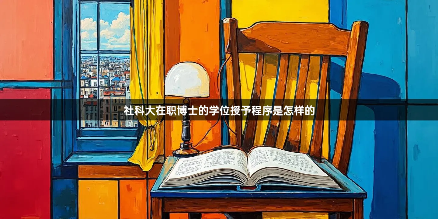 社科大在职博士的学位授予程序是怎样的