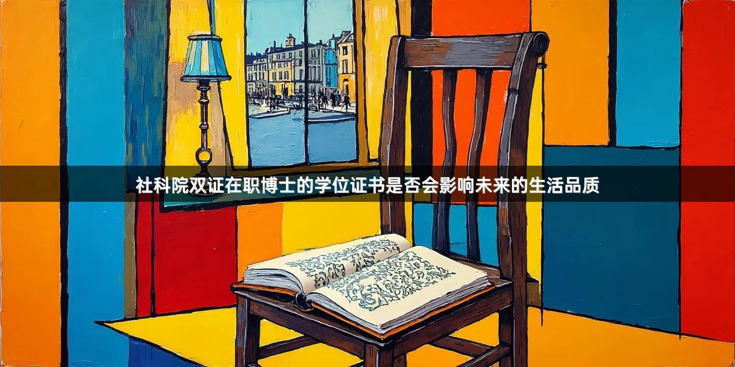 社科院双证在职博士的学位证书是否会影响未来的生活品质