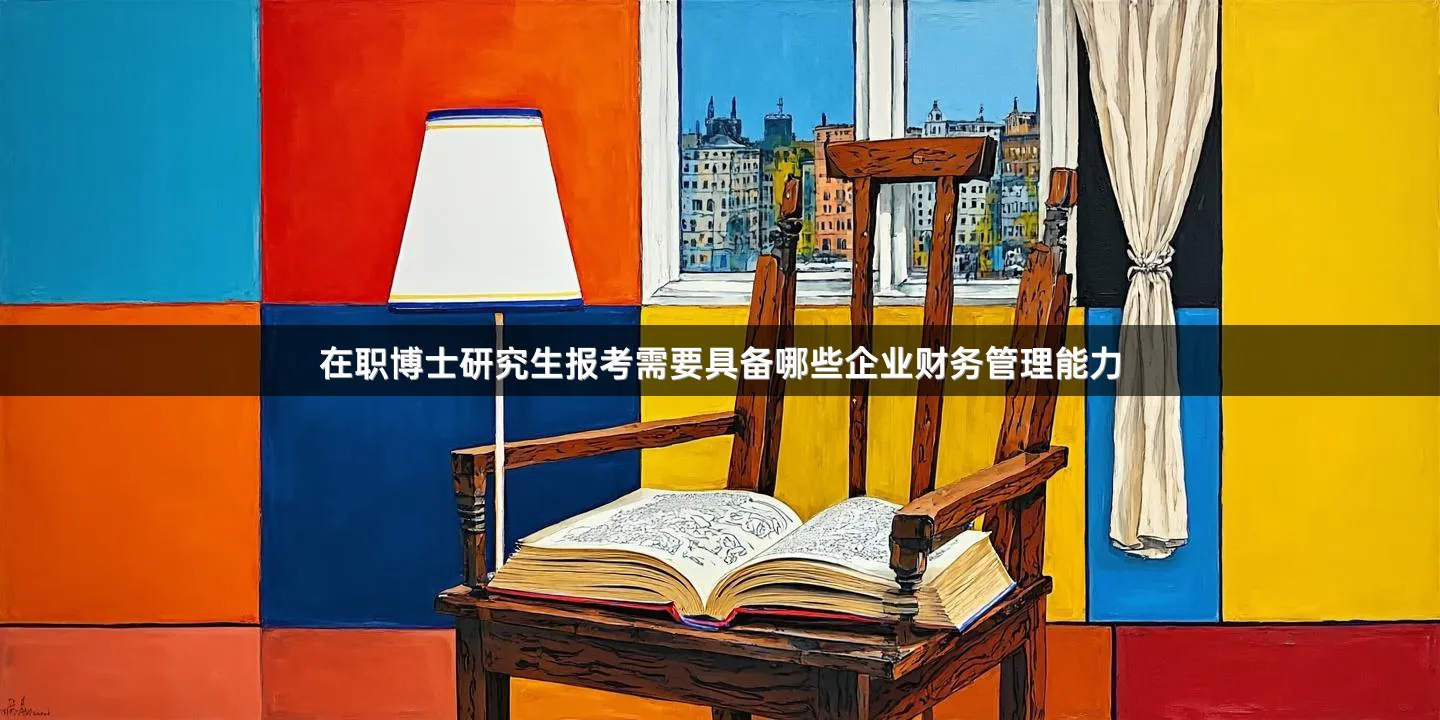 在职博士研究生报考需要具备哪些企业财务管理能力