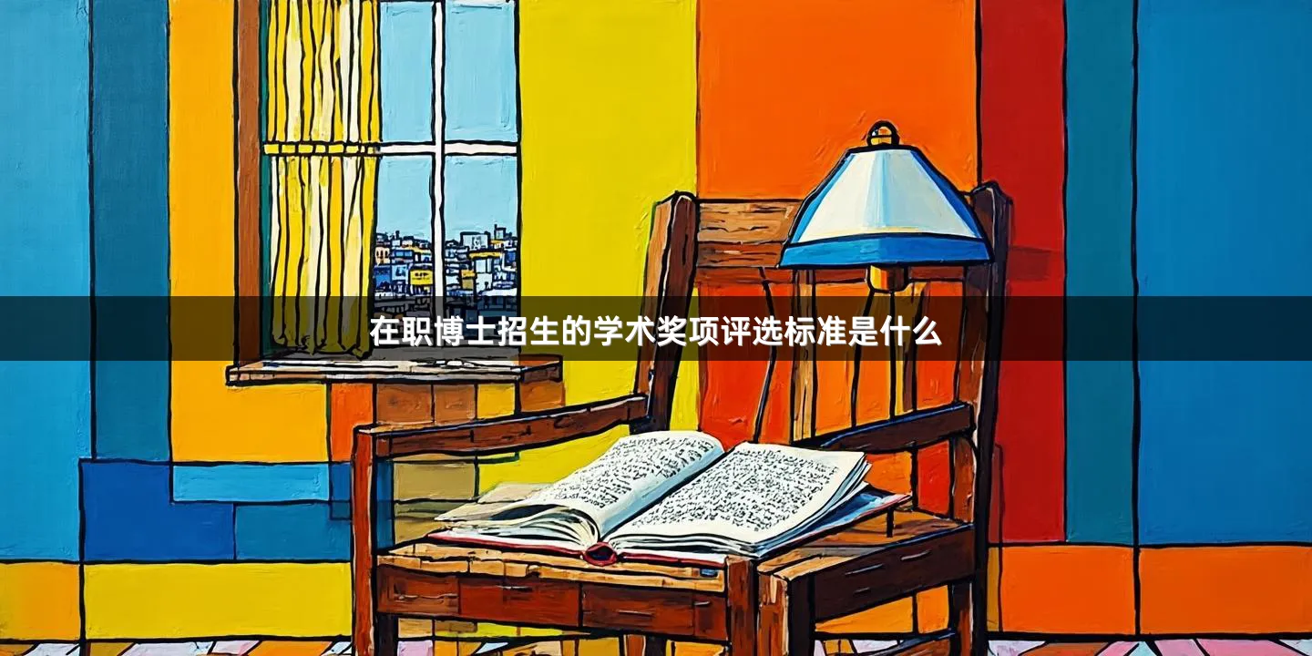 在职博士招生的学术奖项评选标准是什么