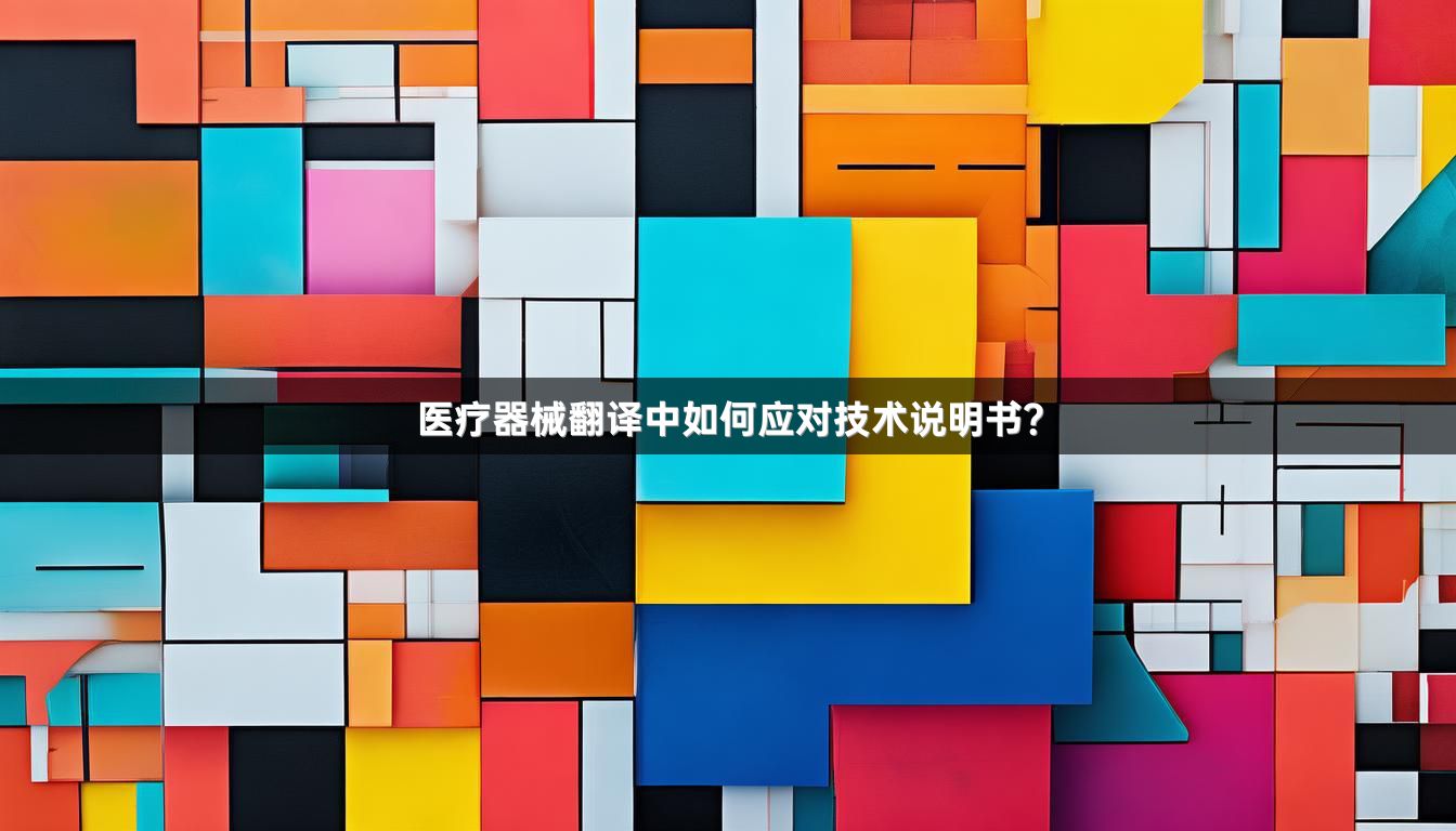 医疗器械翻译中如何应对技术说明书？