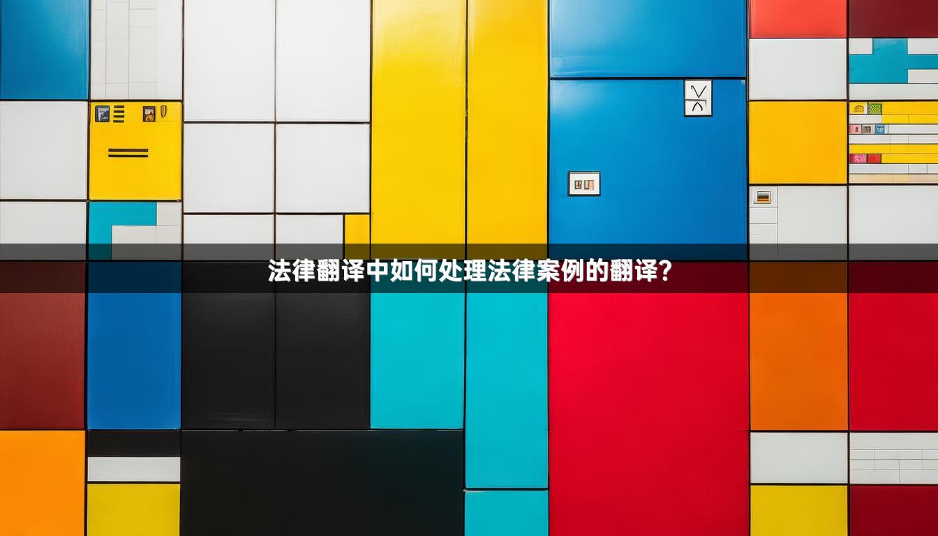 法律翻译中如何处理法律案例的翻译？