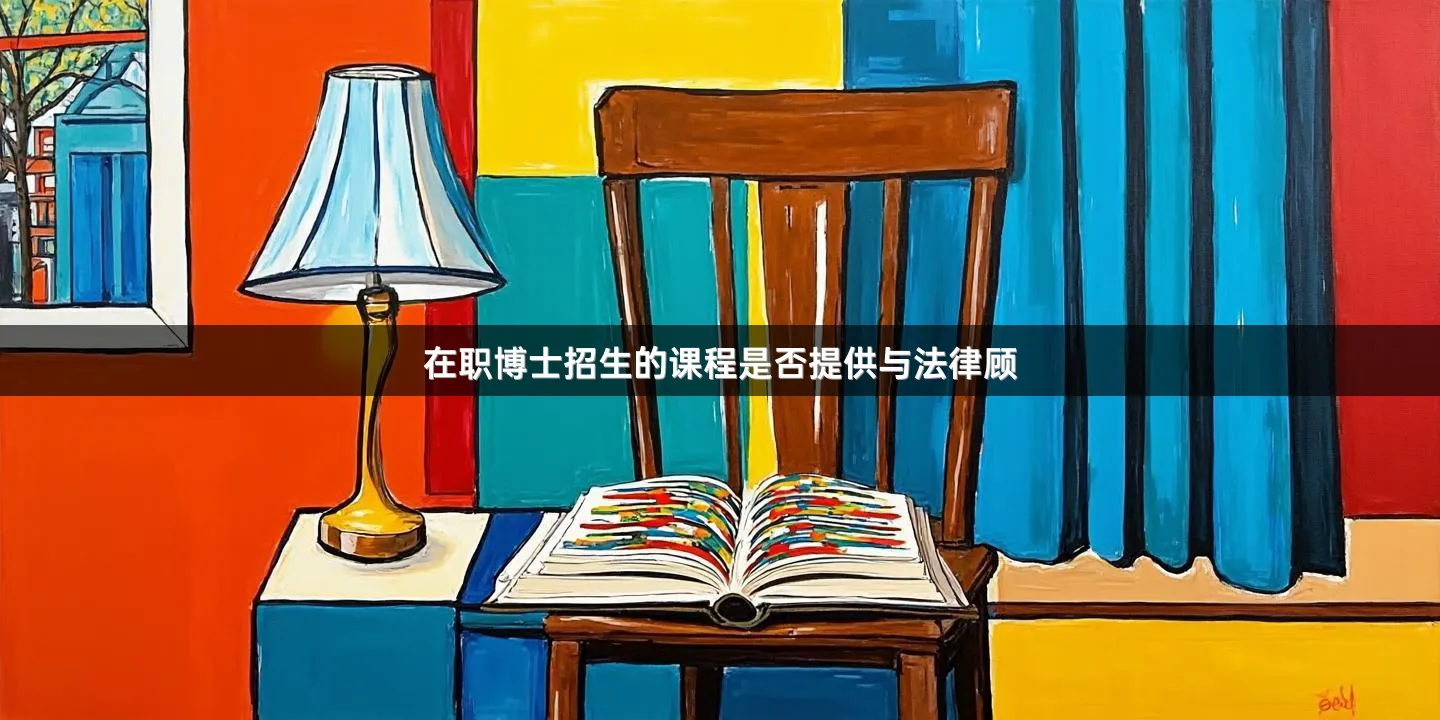 在职博士招生的课程是否提供与法律顾
