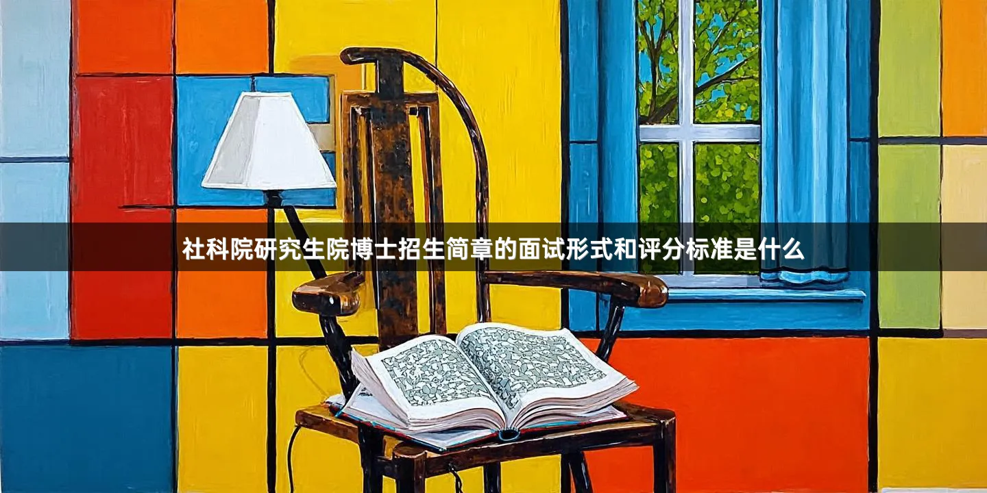 社科院研究生院博士招生简章的面试形式和评分标准是什么