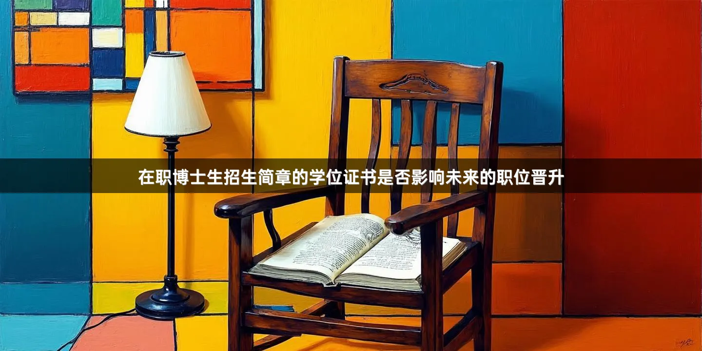 在职博士生招生简章的学位证书是否影响未来的职位晋升