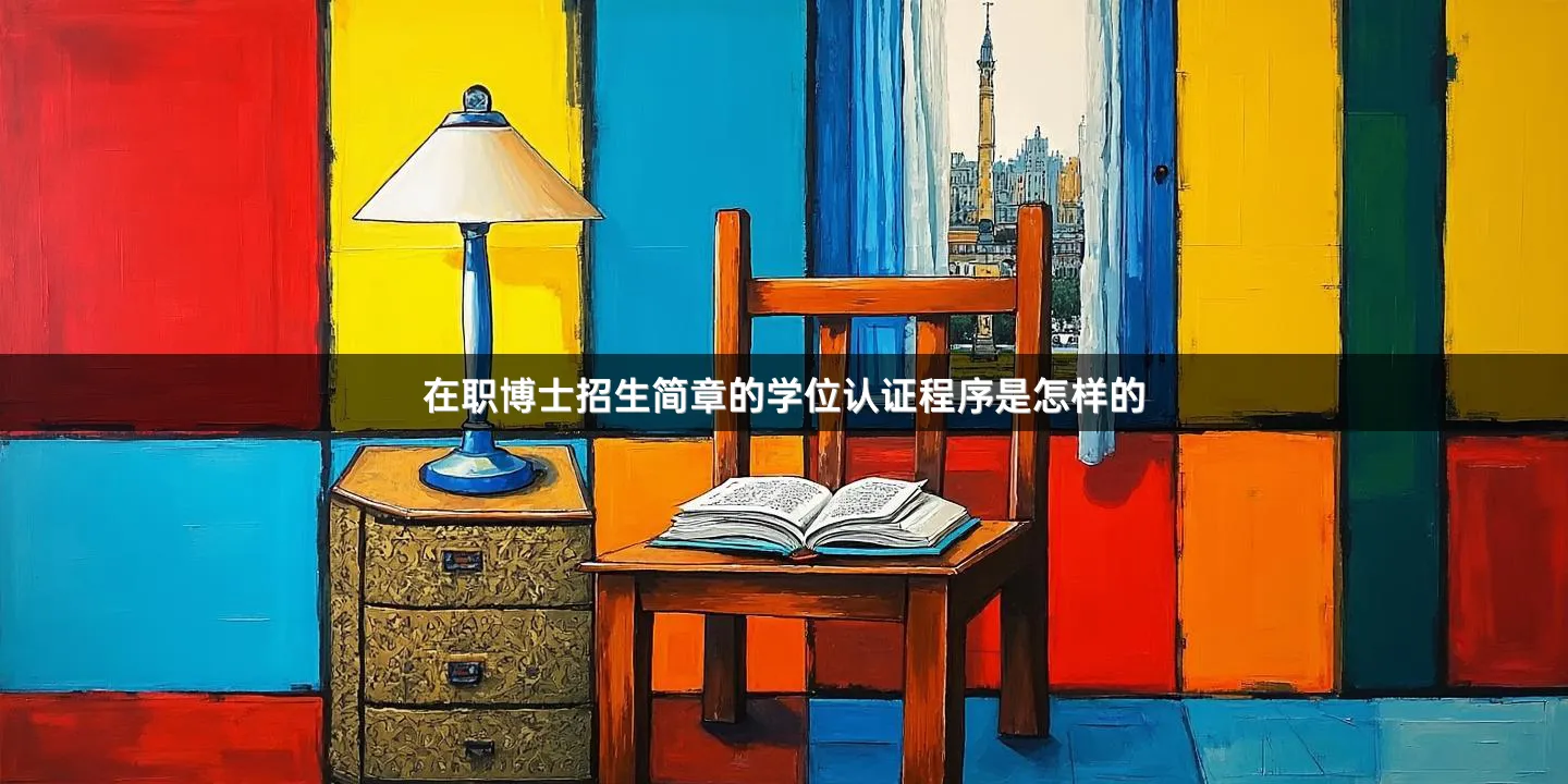 在职博士招生简章的学位认证程序是怎样的