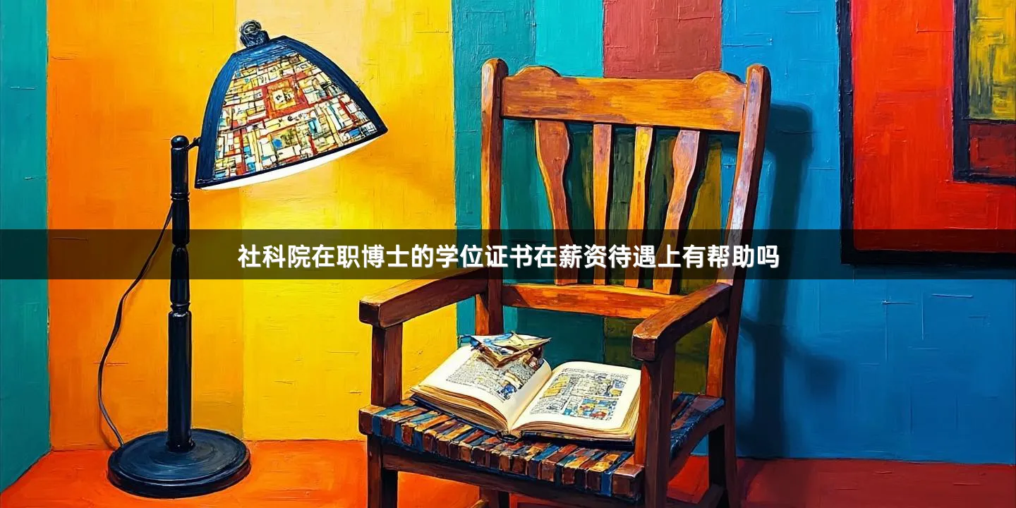 社科院在职博士的学位证书在薪资待遇上有帮助吗