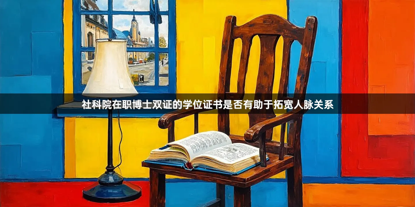 社科院在职博士双证的学位证书是否有助于拓宽人脉关系
