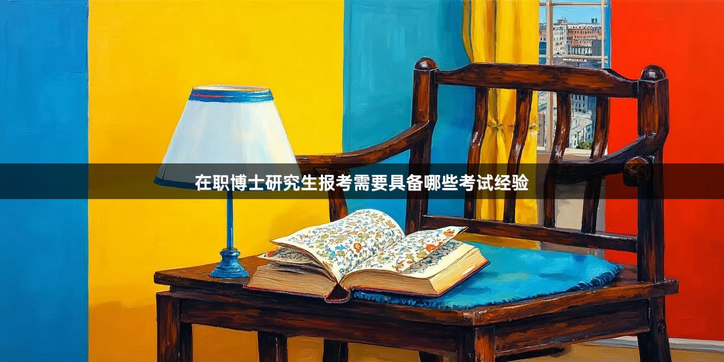 在职博士研究生报考需要具备哪些考试经验