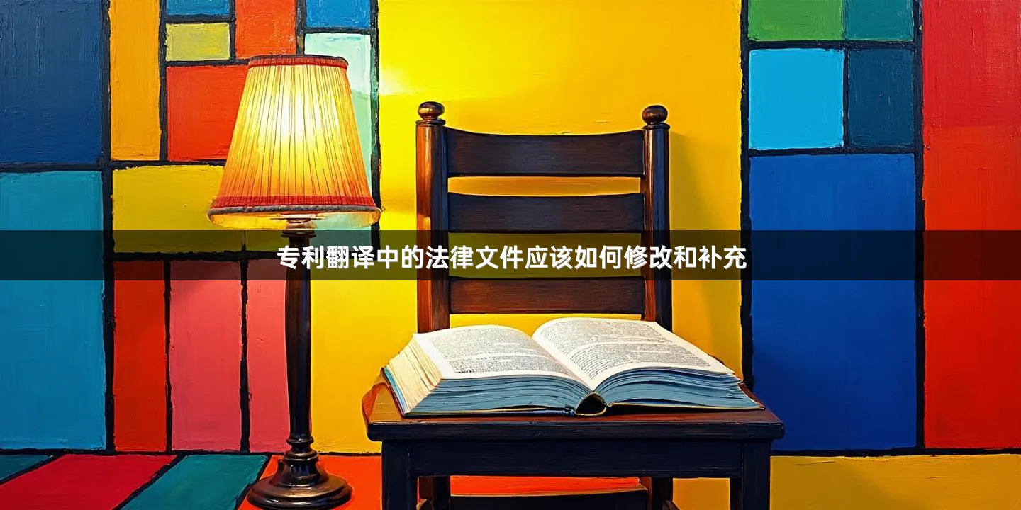 专利翻译中的法律文件应该如何修改和补充