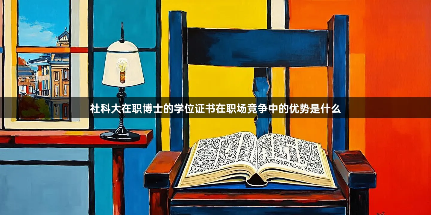 社科大在职博士的学位证书在职场竞争中的优势是什么