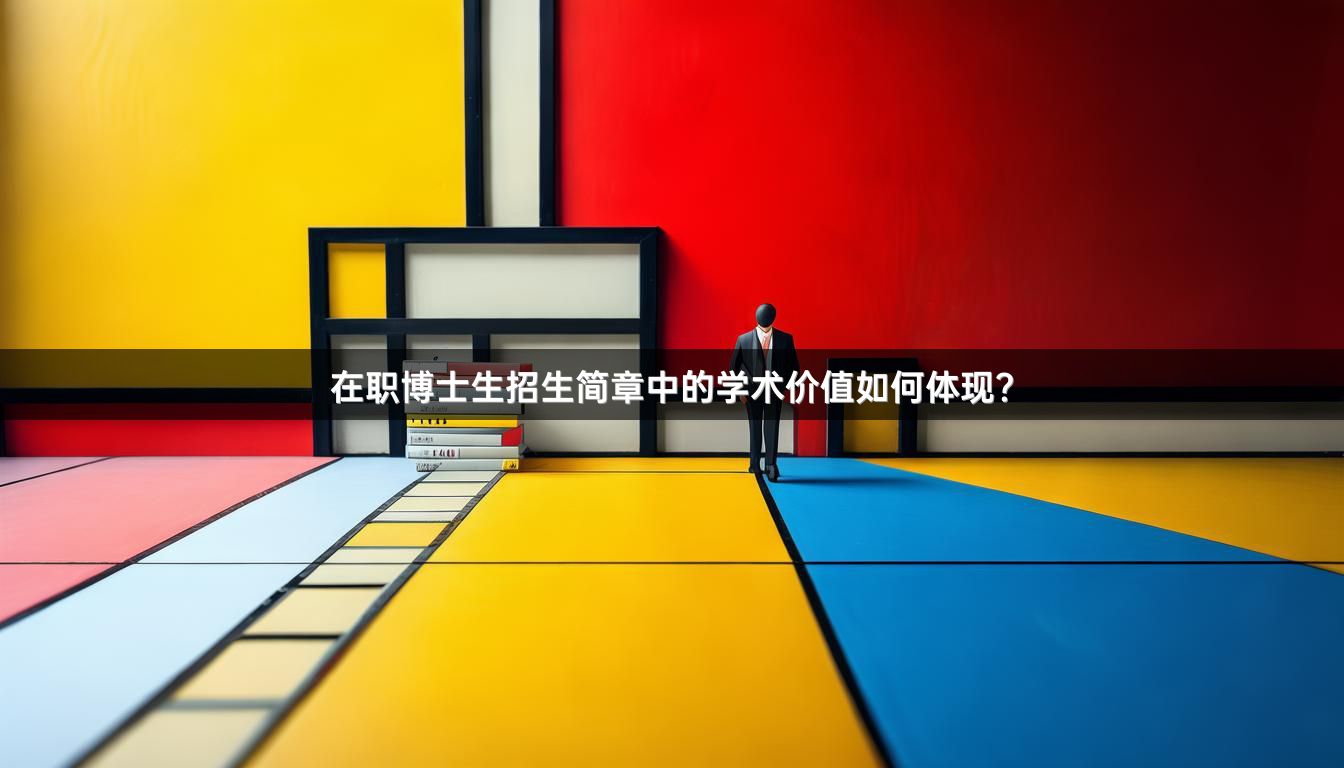 在职博士生招生简章中的学术价值如何体现？