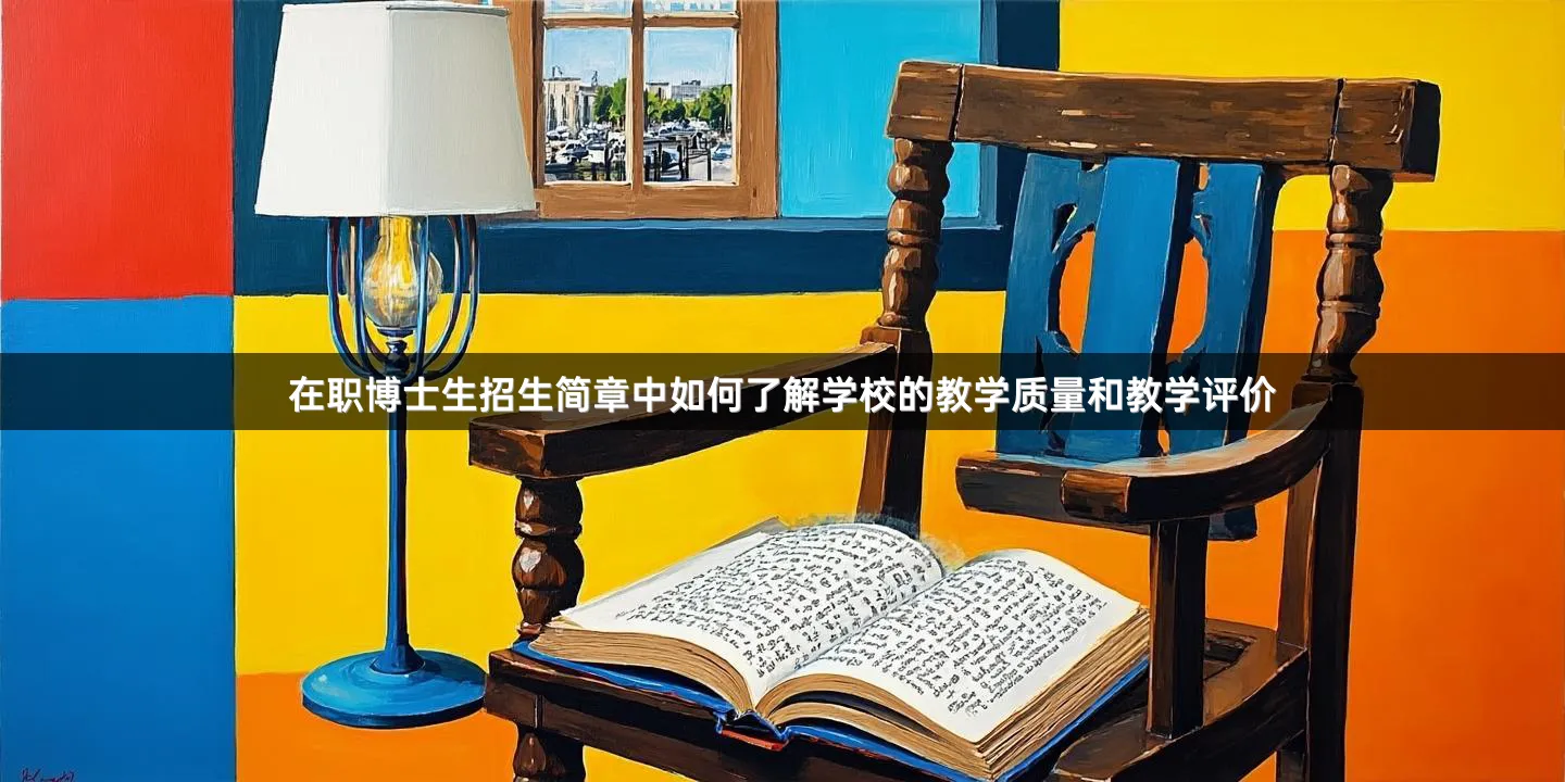 在职博士生招生简章中如何了解学校的教学质量和教学评价