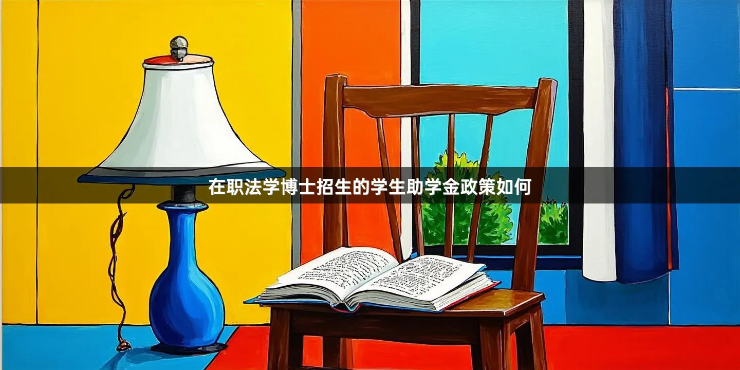 在职法学博士招生的学生助学金政策如何