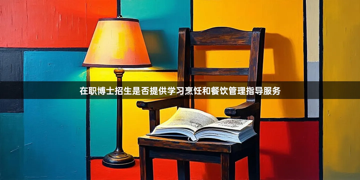 在职博士招生是否提供学习烹饪和餐饮管理指导服务