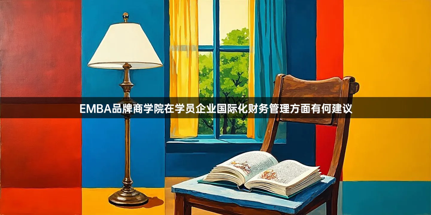 EMBA品牌商学院在学员企业国际化财务管理方面有何建议