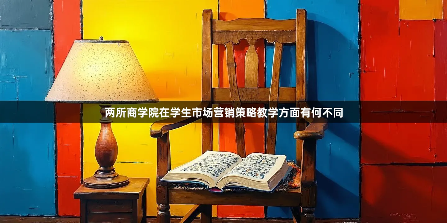 两所商学院在学生市场营销策略教学方面有何不同