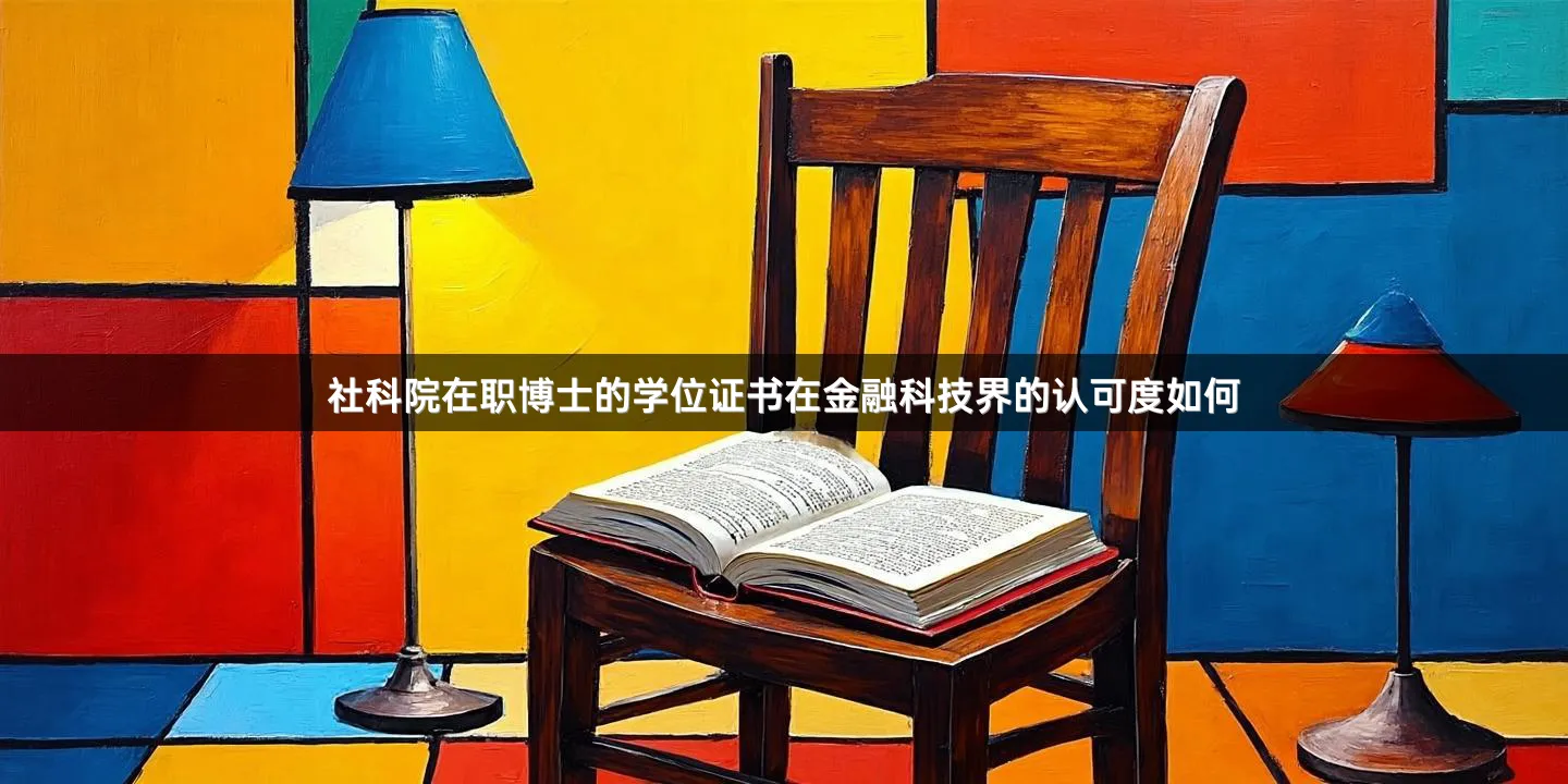 社科院在职博士的学位证书在金融科技界的认可度如何