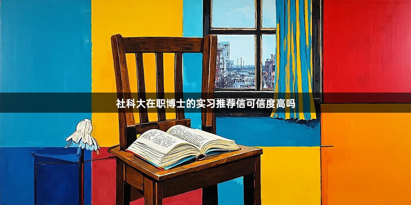 社科大在职博士的实习推荐信可信度高吗