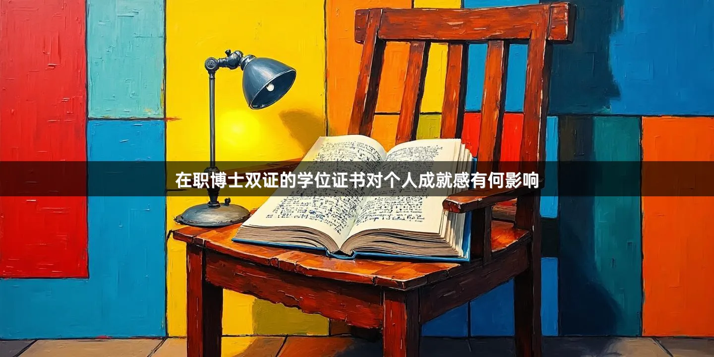 在职博士双证的学位证书对个人成就感有何影响