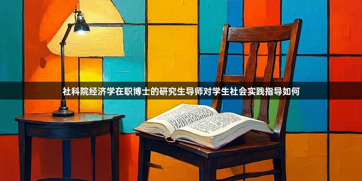 社科院经济学在职博士的研究生导师对学生社会实践指导如何