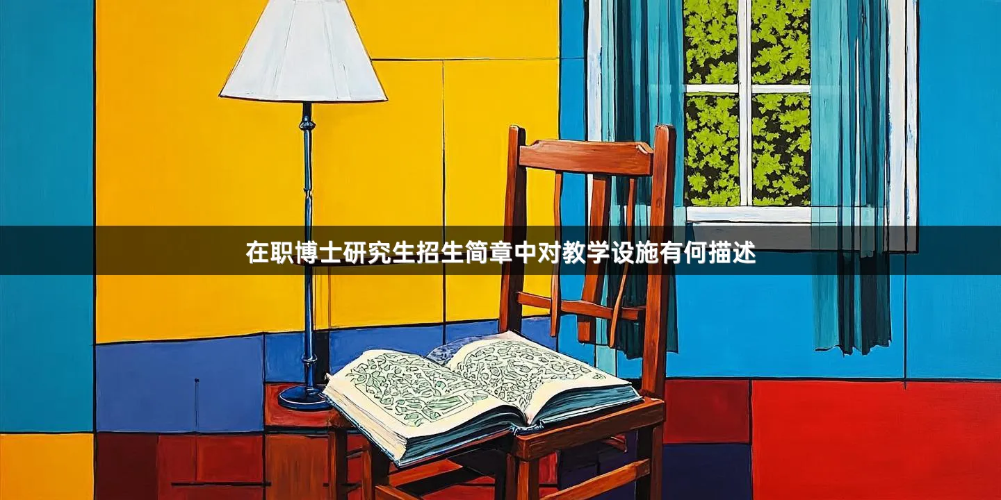 在职博士研究生招生简章中对教学设施有何描述