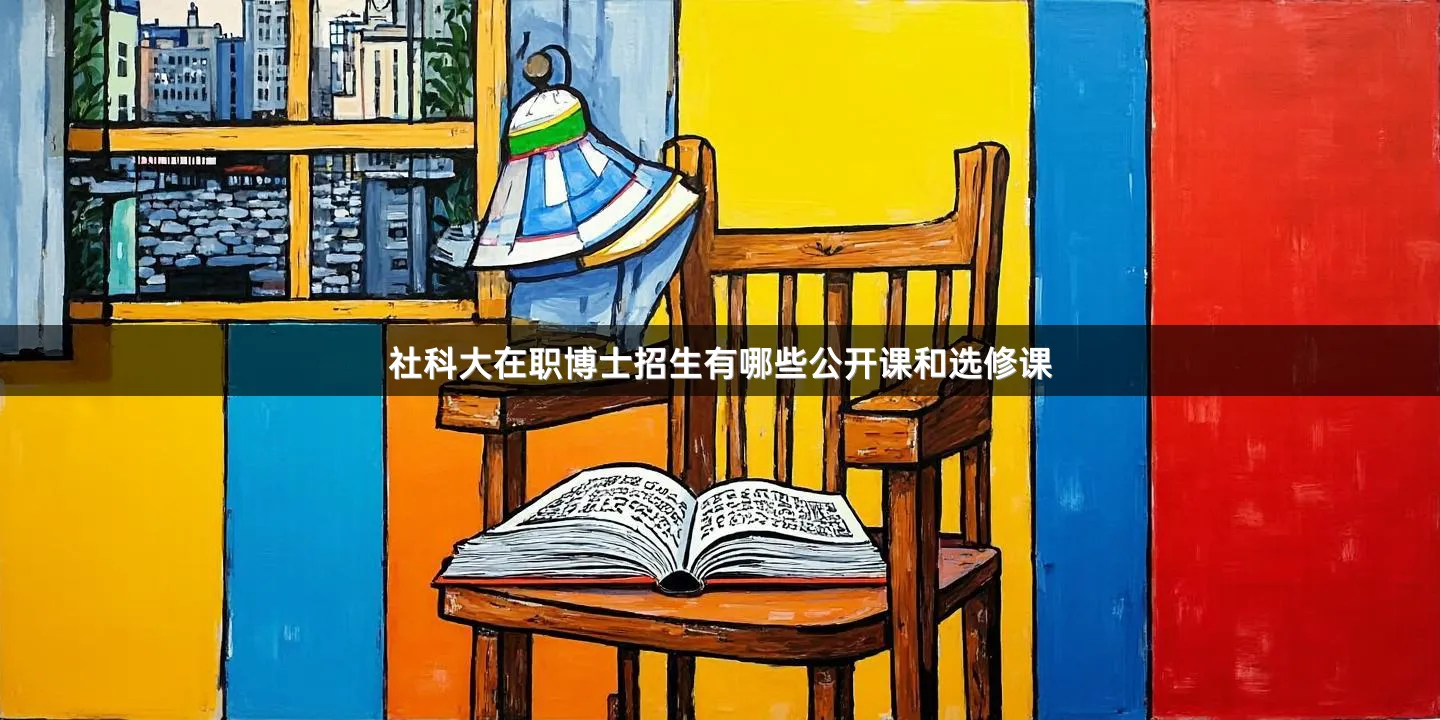 社科大在职博士招生有哪些公开课和选修课