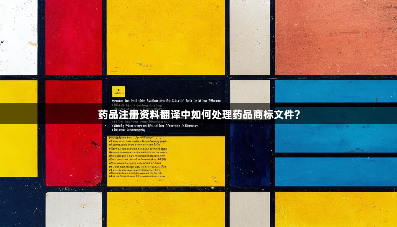 药品注册资料翻译中如何处理药品商标文件？