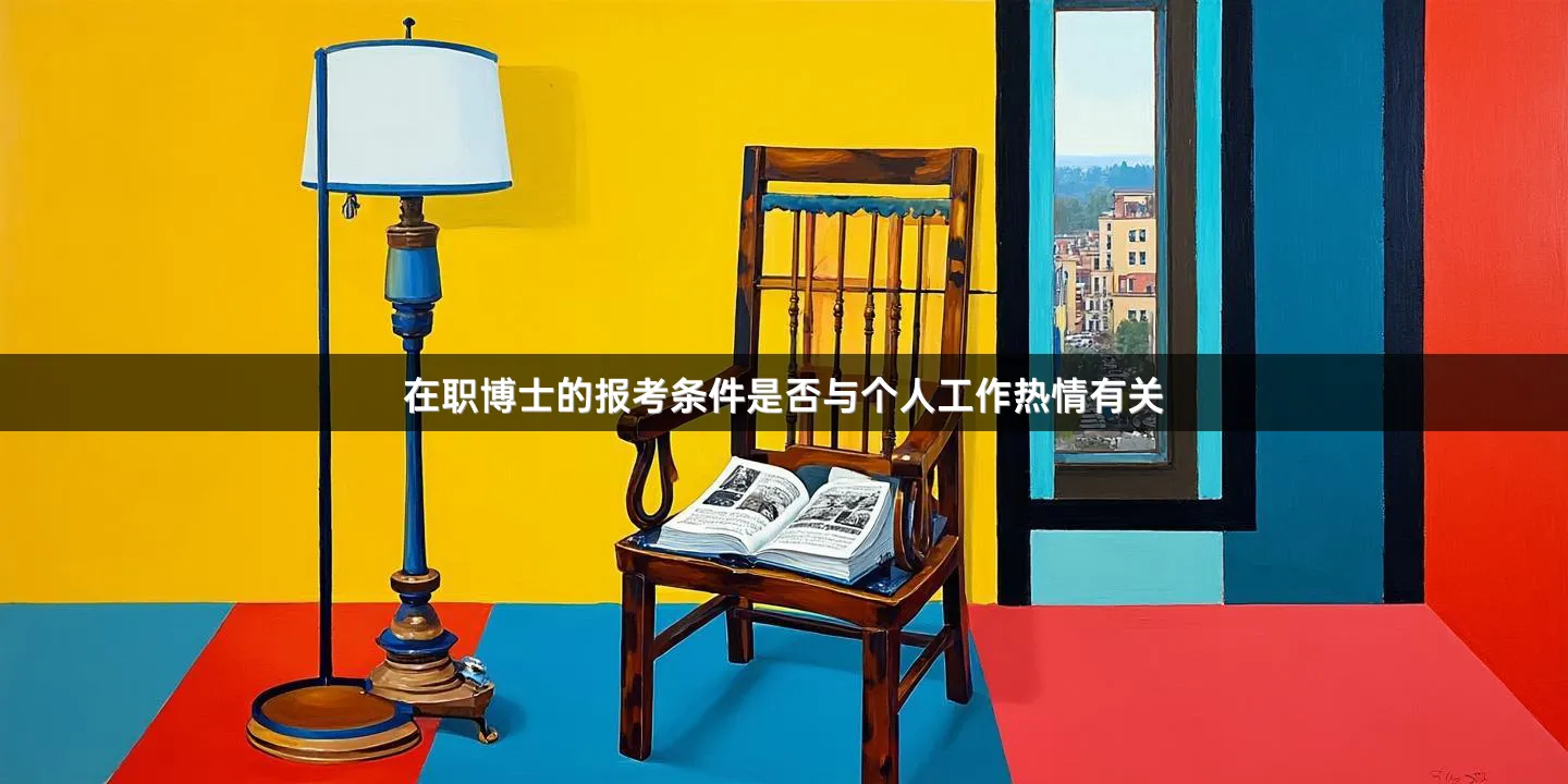 在职博士的报考条件是否与个人工作热情有关
