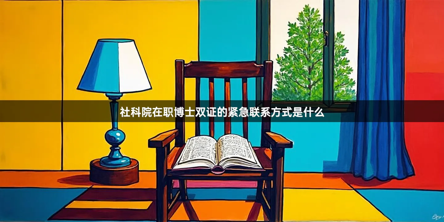 社科院在职博士双证的紧急联系方式是什么