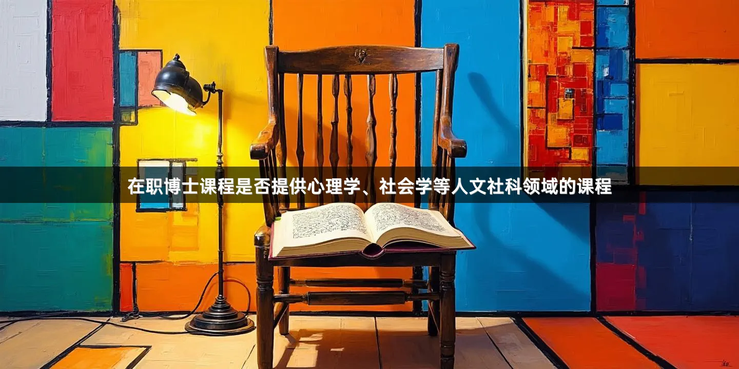 在职博士课程是否提供心理学、社会学等人文社科领域的课程